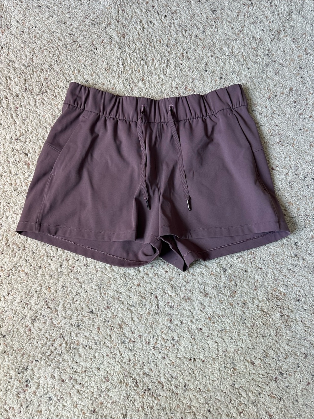 lululemon athletica Plum Drawstring Athletic Shorts